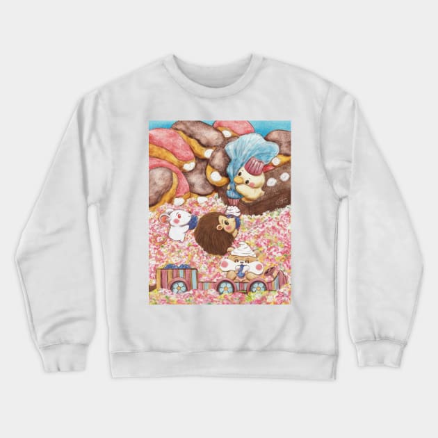 After Blueberry Picking - #1 Crewneck Sweatshirt by Sara Spring